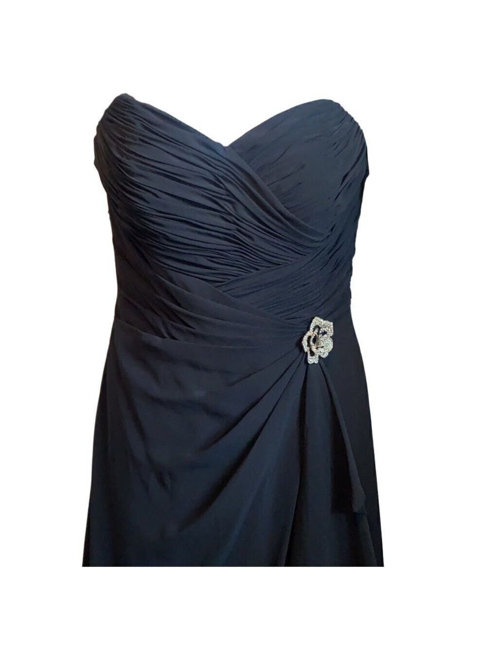 Black strapless dress 